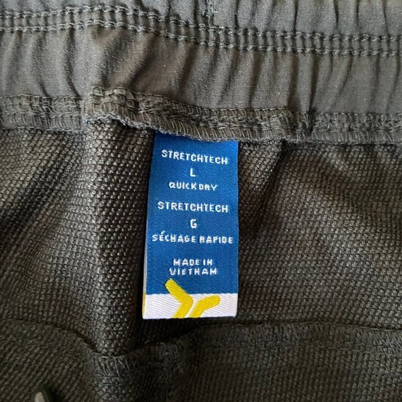 🎀 3 for $45 Old Navy Black Stretchtech Jogger Pant Sz L EUC - Picture 5 of 8